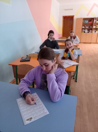 Учні 5-6 класів Євроленду взяли участь у міжнародному математичному конкурсі "Кенгуру"
